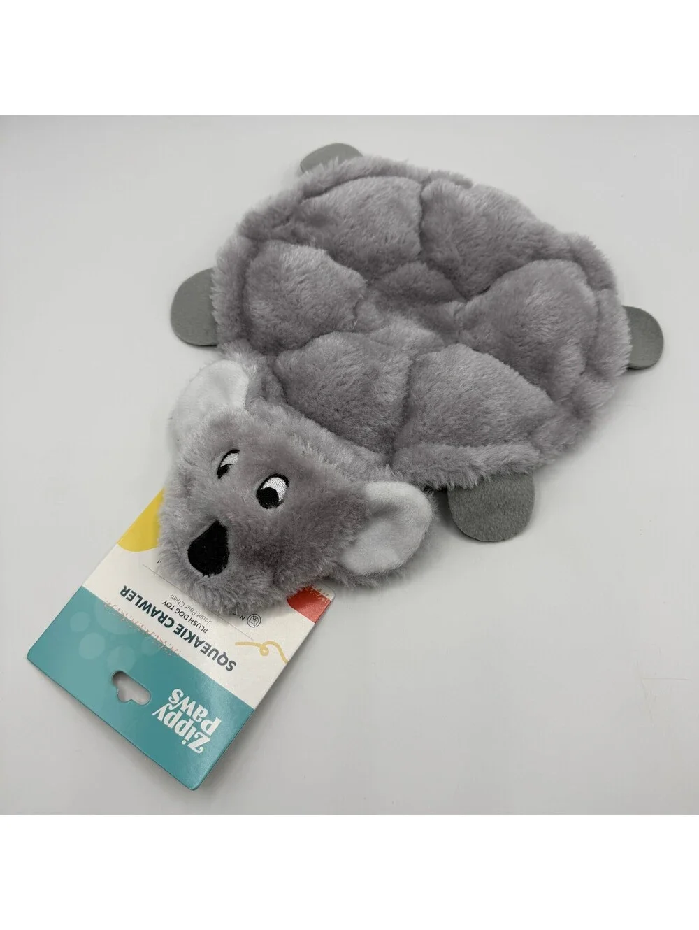 ZippyPaws Squeakie Crawler Koala Dog Toy Plush Zippy Paws ZPC-0028 NEW